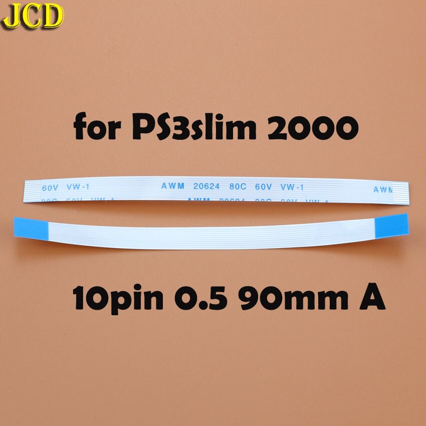 JCD 10pcs Charging PCB Board and Power switch Flex Cable For PS3 slim PS2 10pin 12pin 14pin Ribbon Flex Cable for PS4: WHITE