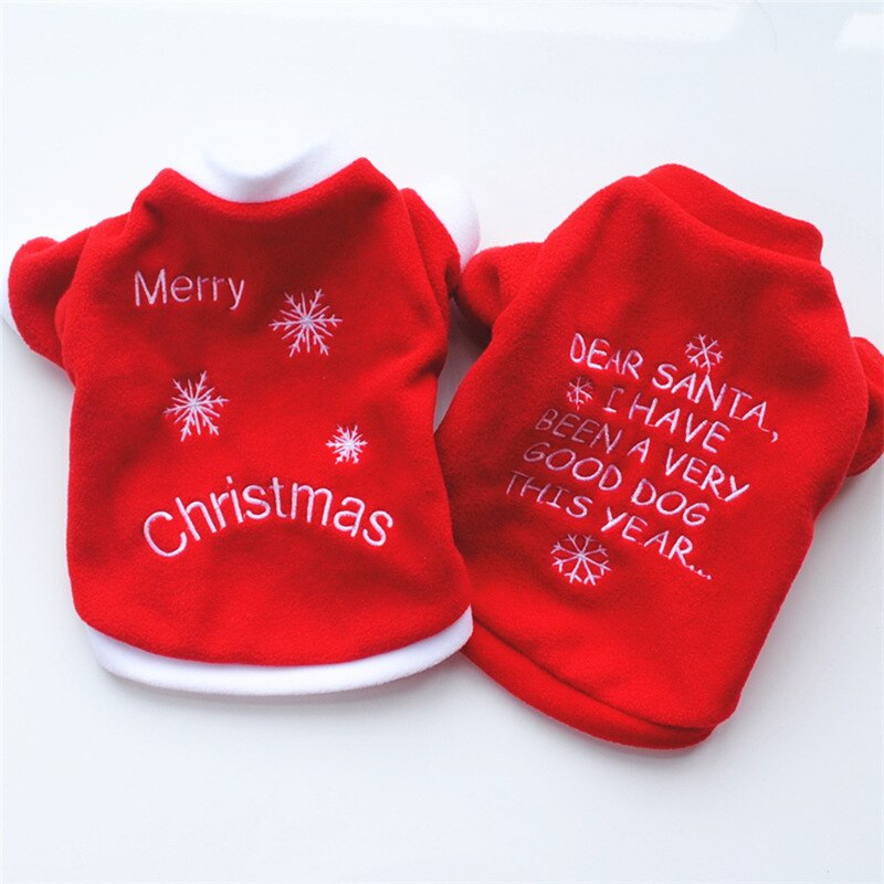 Warme Winter Hond Kleding Soft Fleece Pet Kleding Kerst Hond Jas Jas Jaar Chihuahua Honden Huisdieren Kleding Roupa Cachorro