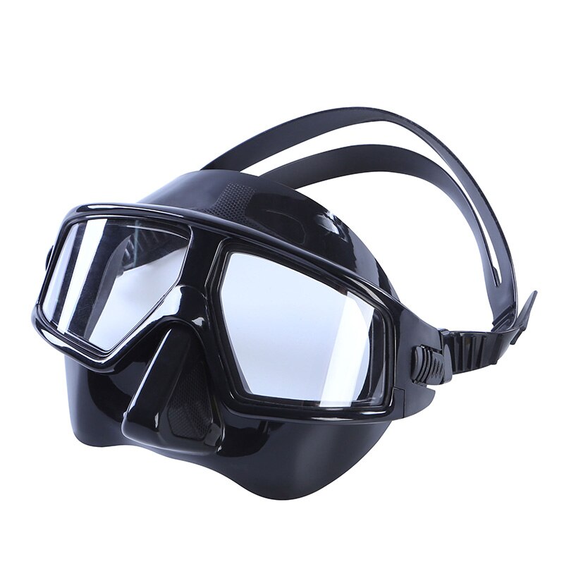 Freediving Mask - Low Volume - Anti-Fog Lens - Silicone Skirt & Strap - Adjustable PC Buckle