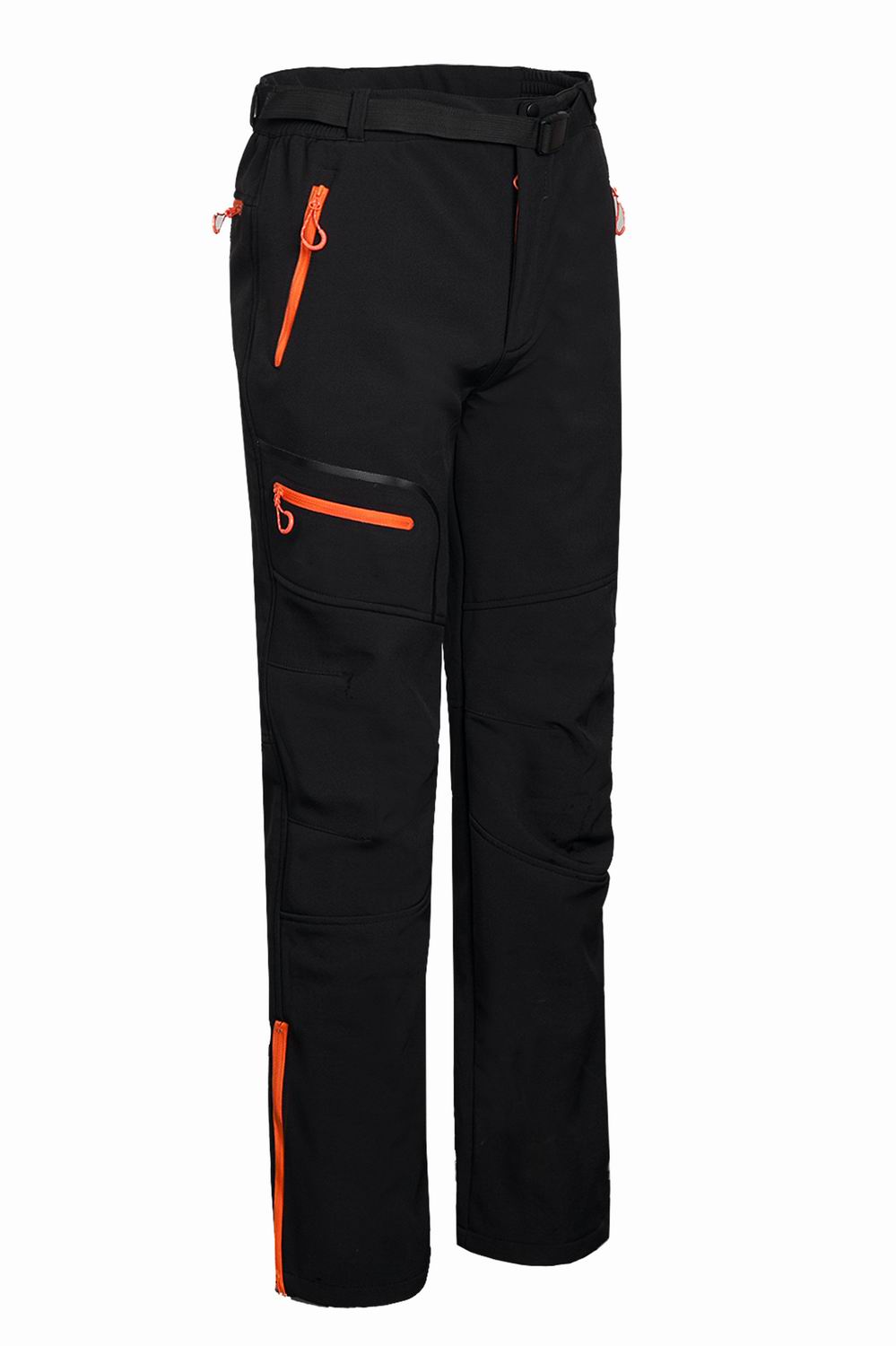 Outdoor sportkleding heren wandelbroek softshell fleece broek winddicht waterafstotend paardrijden bergbeklimmen broek heren: Kleur 2 / Ik