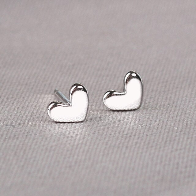 Real 925 Sterling Silver Stud Earrings for Women Girls Jewelry brincos oorbellen aros de plata 925: 029-R512