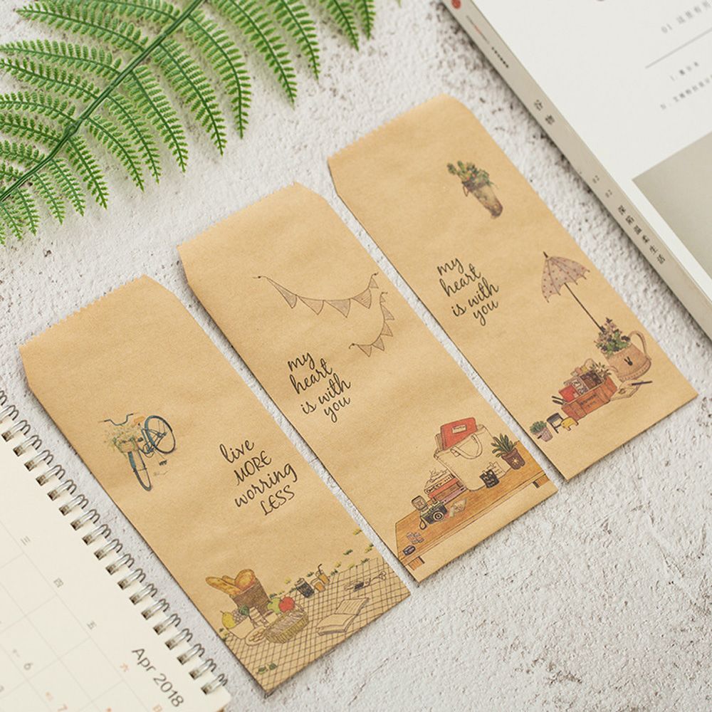 Sobres sencillos para tarjetas postales, bolsa de papel de Tarjeta De Invitación De Boda, cubierta de papel con letras, papelería bonita, suministros de oficina, 25 uds.