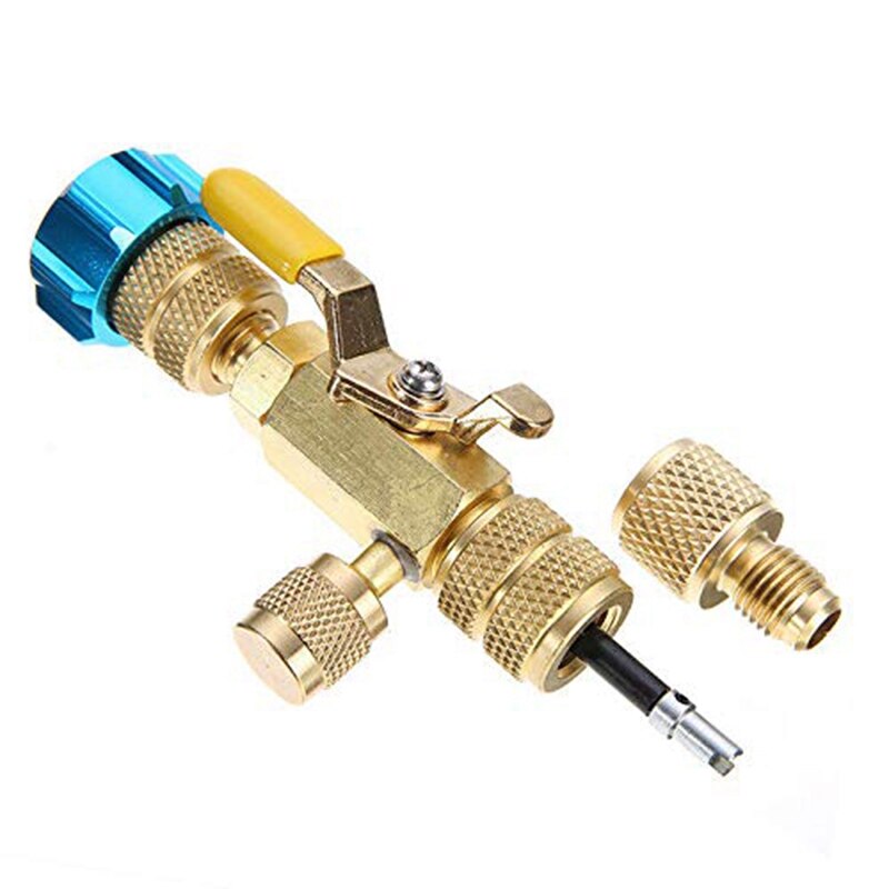 R134a r22 r410a a/c ventilkerne fjerner installatør skifter 1/4 tommer sae ventil kerne værktøjer køling air condition tjenester