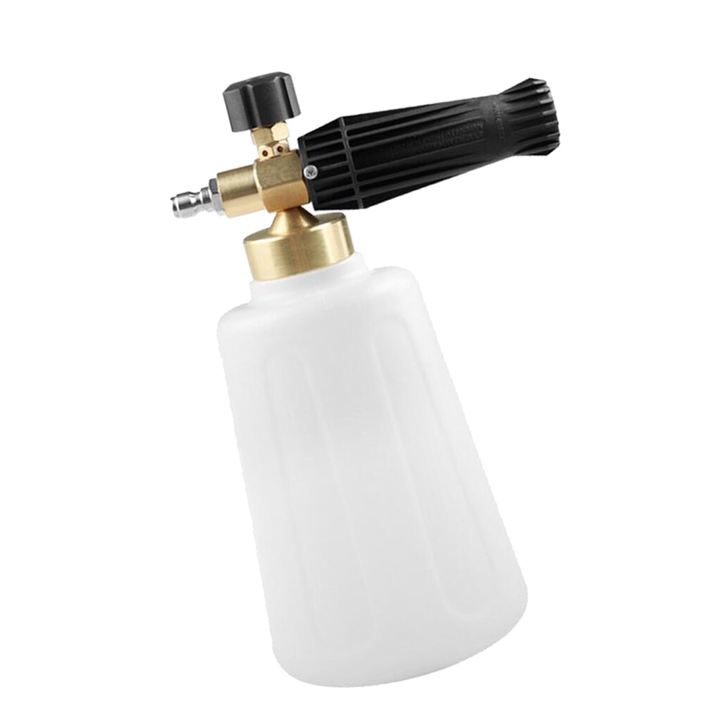 High Pressure Washer Snow Foam Lance, Foam Sprayer, 2L Wash Bottle, 1/4 Inch Quick Adapter Accessory