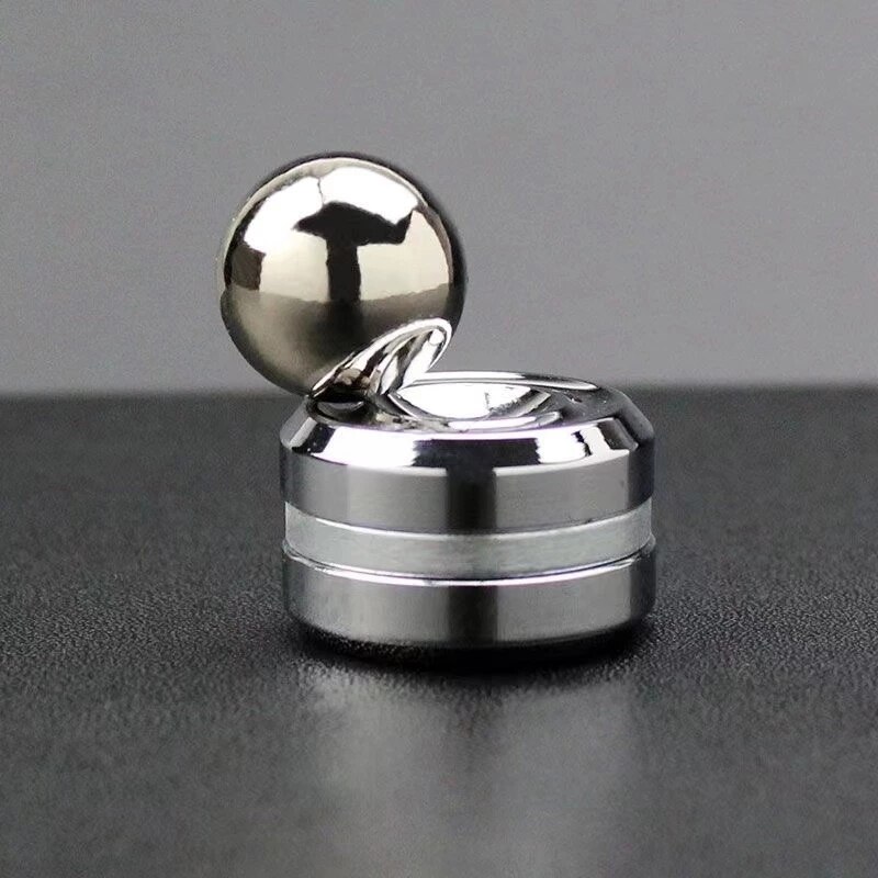 Volwassen Desktop Rotary Gyro Stress Metalen Kinetische Ronde Spinner Fidget Speelgoed Decompressie Hypnose Vingertop Speelgoed Kids