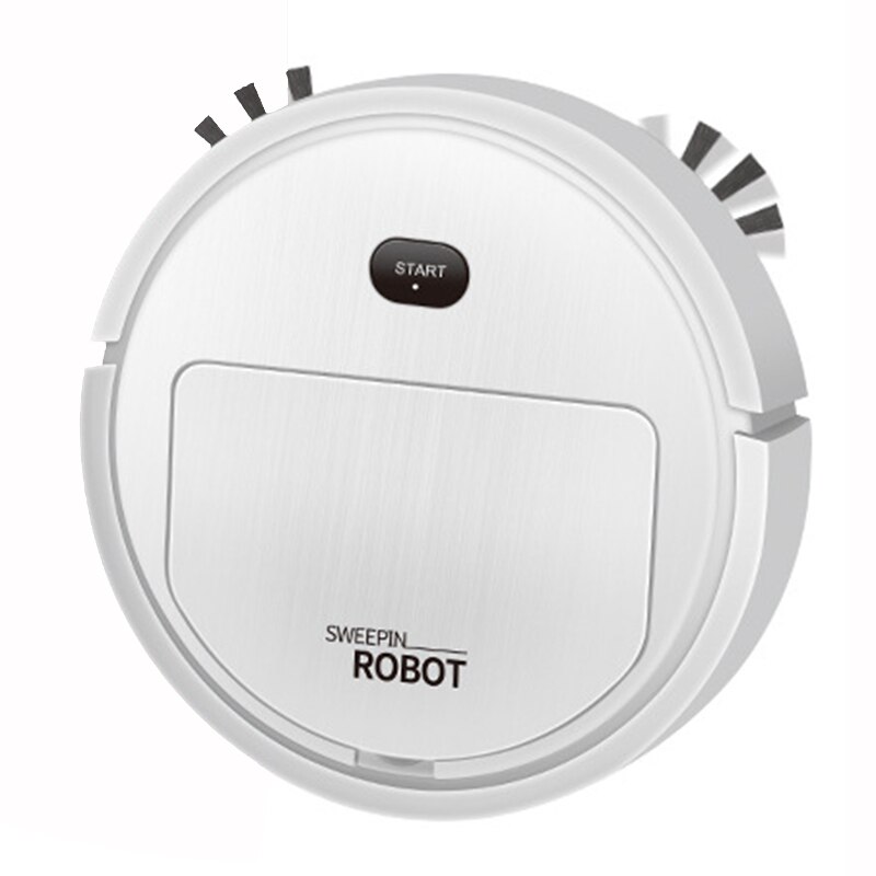 Robot Stofzuiger Met Rand Borstel &amp; Mist Spuiten Usb Oplaadbare Automatische Robot Stofzuiger MAZI888: Licht Groen