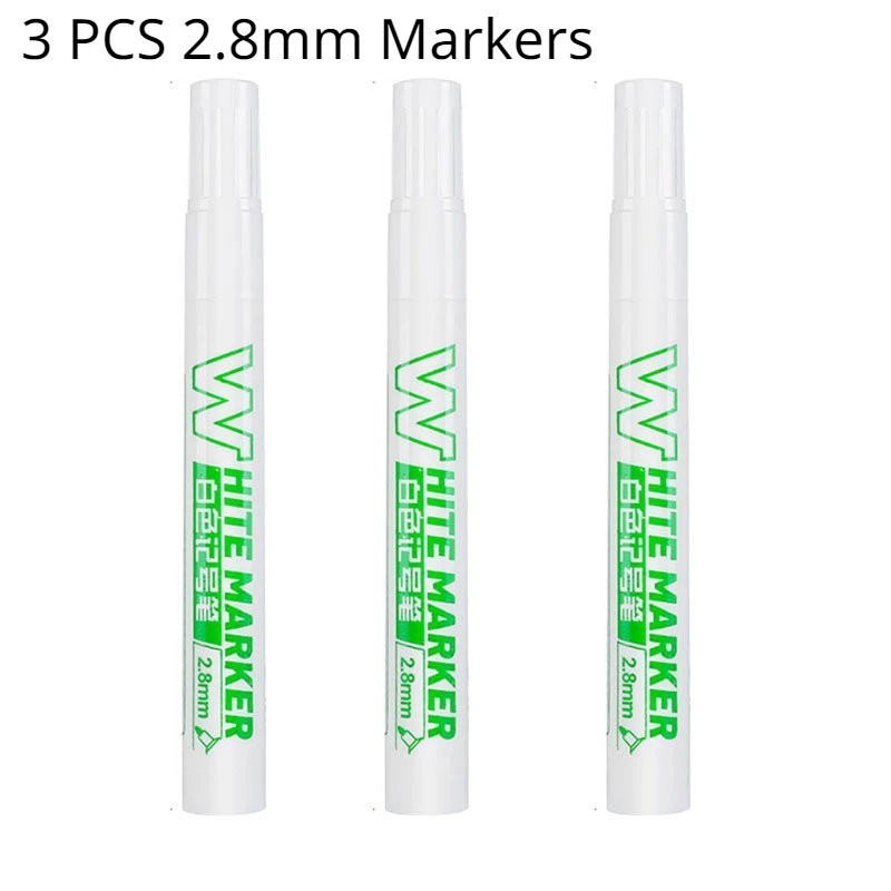 1/3/5 PCS White Marker Pen Alcohol Paint Oily Waterproof Tire Painting Graffiti Pens Permanent Gel Pen Art School Supplies: PURPLE