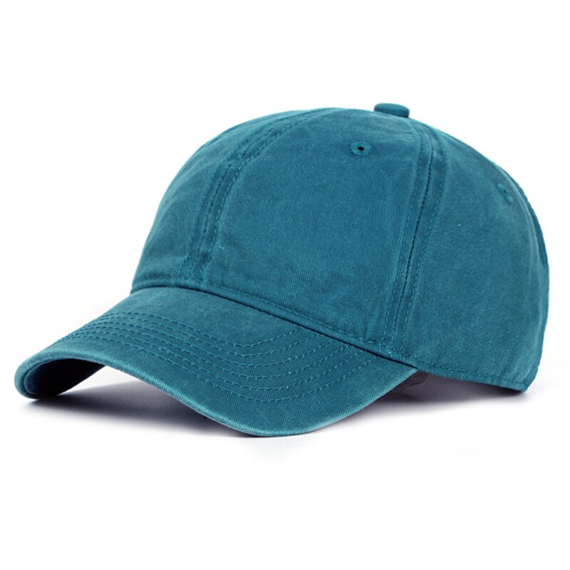 Recién Unisex gorra Vintage gorra de béisbol lavada algodón ajustable papá-sombrero: blue