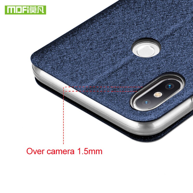 Voor xiaomi  mi 8 hoesje voor xiaomi  mi 8 lite hoesje siliconen flip leer voor xiaomi  mi8 hoesje originele mofi 360 schokbestendige hoes