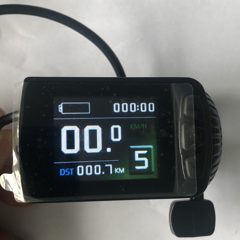 Fiets LCD-instrument, Fietsconversie Elektrisch accessoire KT-LCD7 LCD- instrument met waterdichte connector USB conversie accessoires