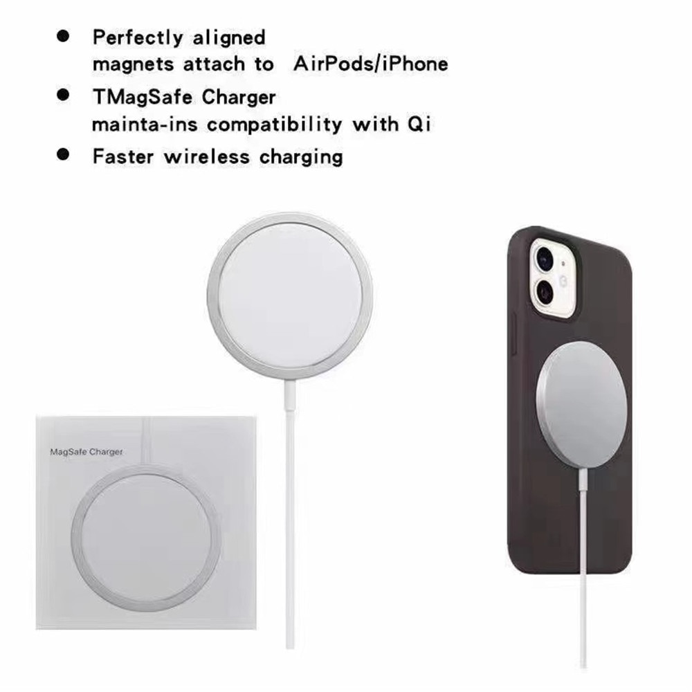 15W 10W Magsafe Fast Magnetic Wireless Charger Holder QI Wireless Charging For iPhone 12 Pro 12 Mini 12 Pro Max 12 Fast Charger