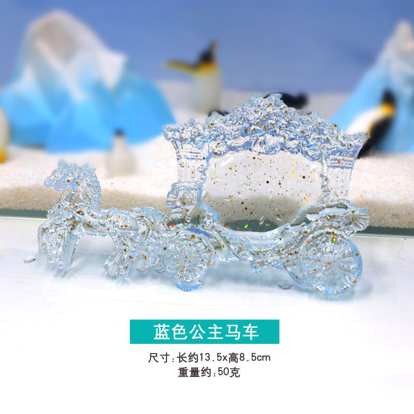 Aquarium Landschapsarchitectuur Kristallen Kasteel Simulatie Windmolen/Vissenstaart/Vraaggenezing Creatieve Decoratie Onderwaterwereld Landschap: GRIJS