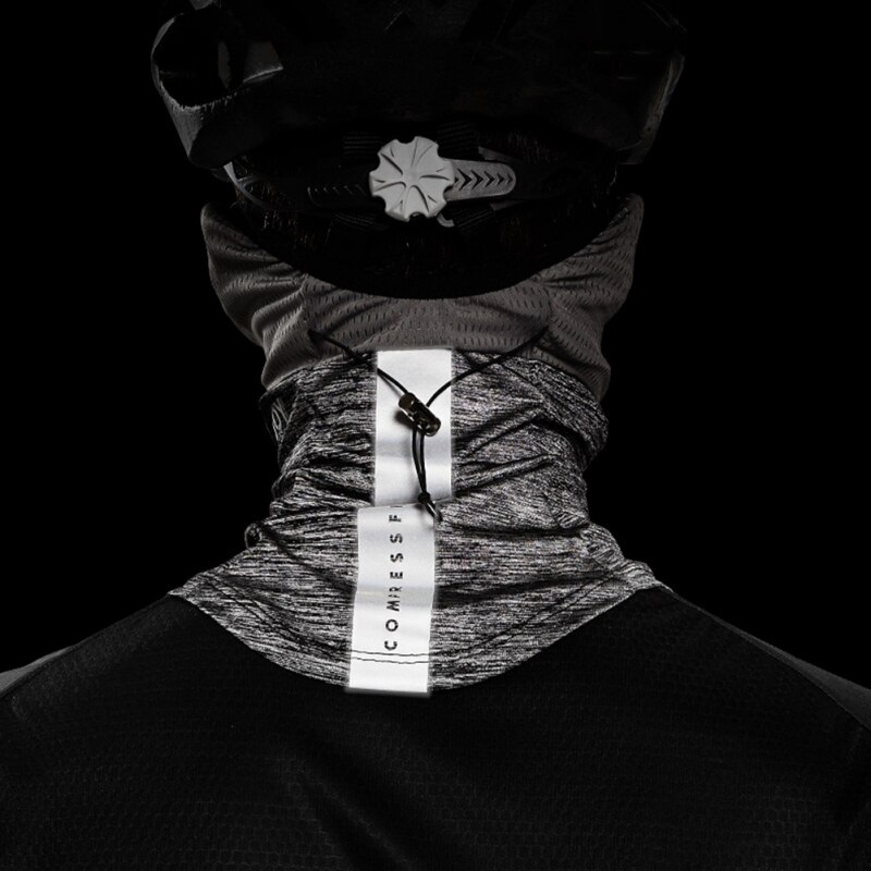 Utomhus cykling ansiktsmask rida löpning halsduk anti-uv huvudbonader cool is silke pannband andas anti-svett sport bandana