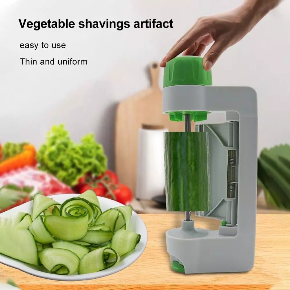 Veggie Sheet Slicer Vegetables Fruit Manual Slicers Multi-Function Safety Fast Round Sheet Peeler Potato Apple Machine Peeler