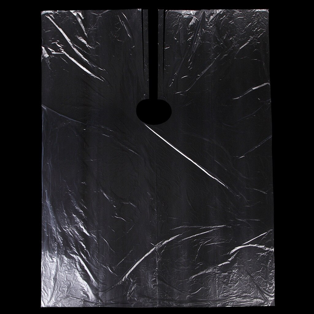 40# 100PCS Disposable Waterproof Hair Salon Capes Washing Pads Shampoo Cape Barber Haircut Wai Hairdressing Cape Shawl Pe Apron