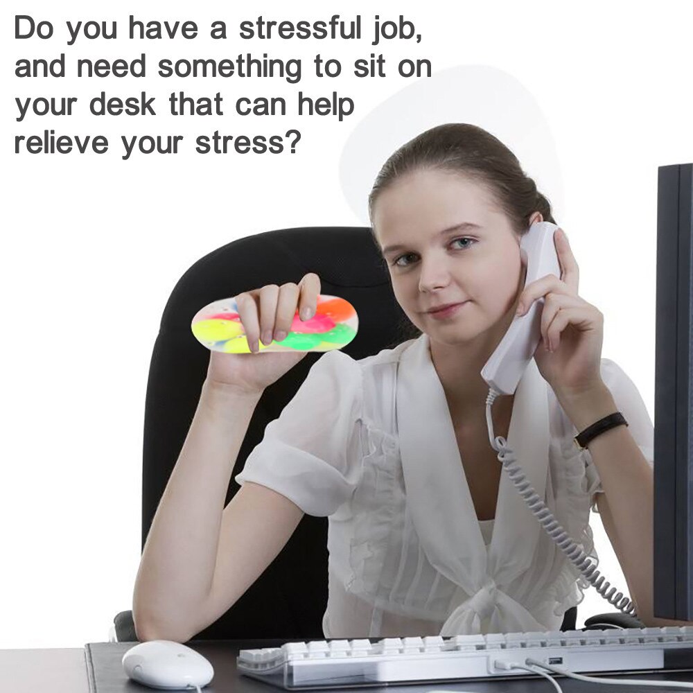 Komen Niet Giftig Kleur Zintuiglijke Speelgoed Kantoor Stress Bal Druk Bal Stress Reliever Speelgoed Kinderen Speelgoed