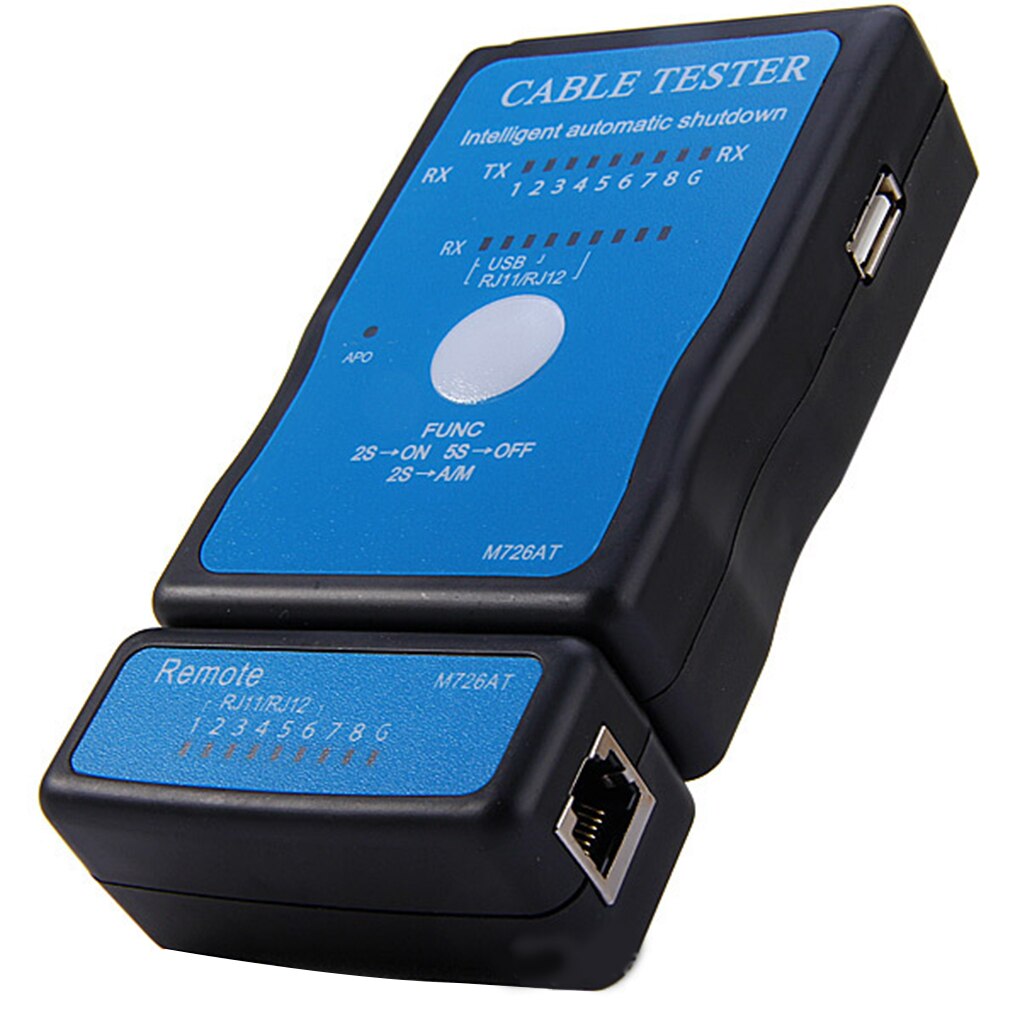 M726AT Cable Tester Multi-Modular Multifunction USB RJ45 RJ-11 Wire LAN Network Ethernet Line Checker