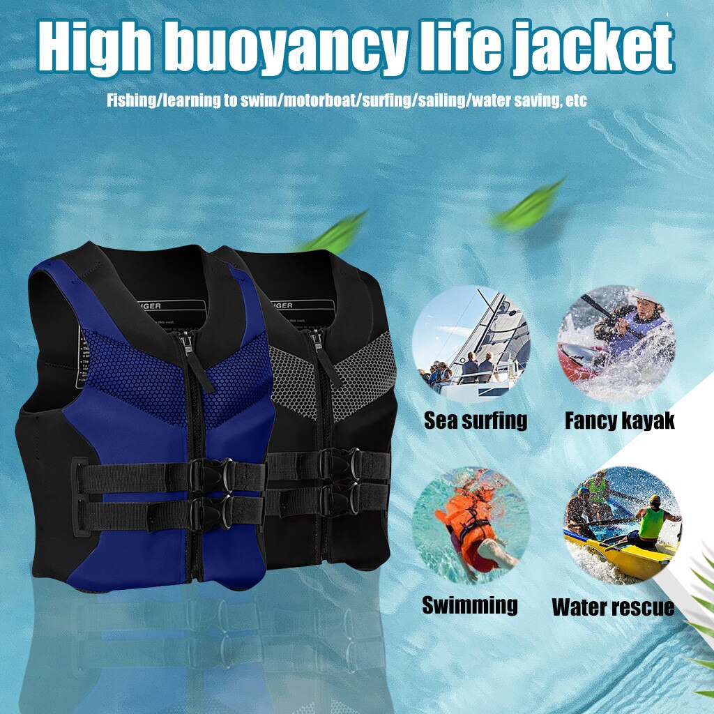 Vest For Child Life Vest Dog Adults Adjustable Buoyancyvest Kayak Buoyancy Fishing Boat Watersport Life Fishing Vest Boat