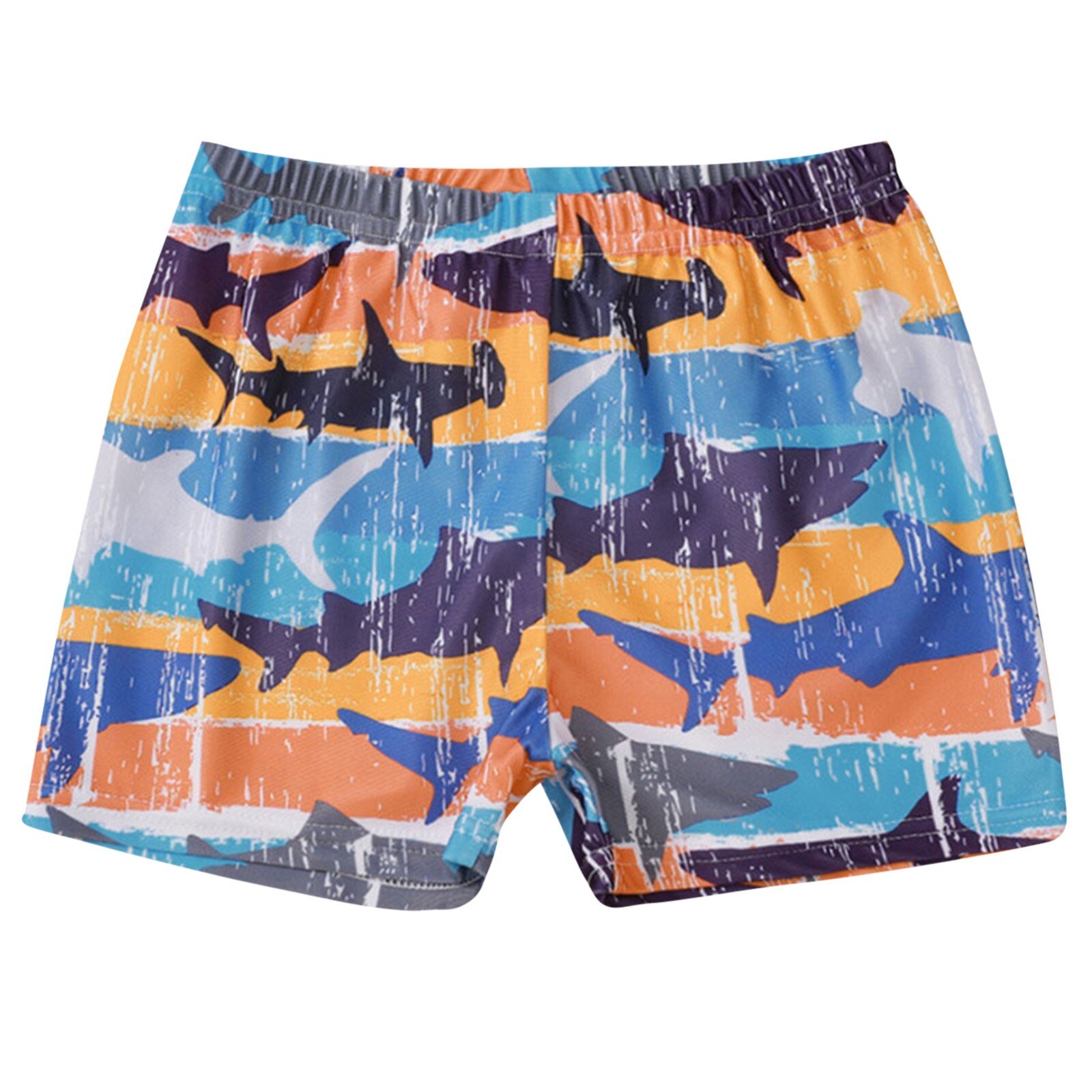 Baby Kleding Zomer Kids Jongens Oceaan Dier Print Strand Zwembroek Shorts Baby Jurk Peuter Jurken Voor Baby Meisjes: Oranje / 100
