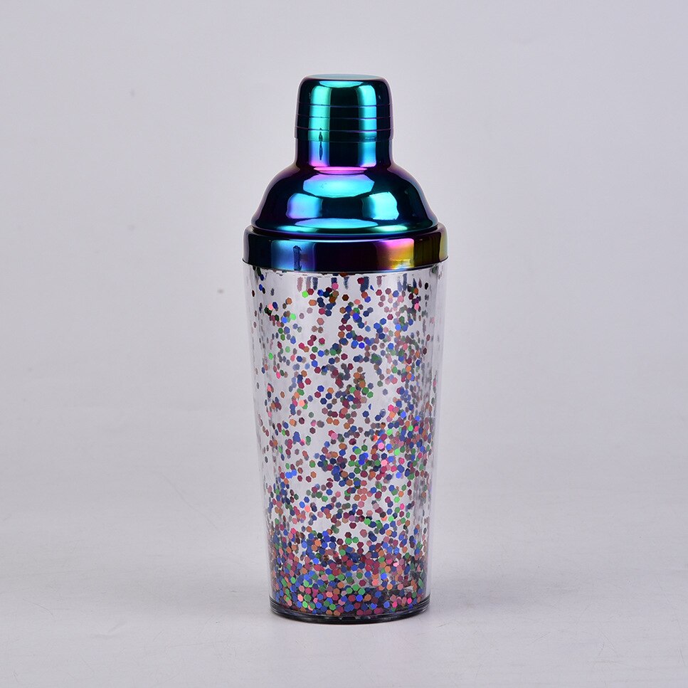 Coctelera de plástico para , coctelera creativa, Bar europeo y americano, Copa coctelera: L