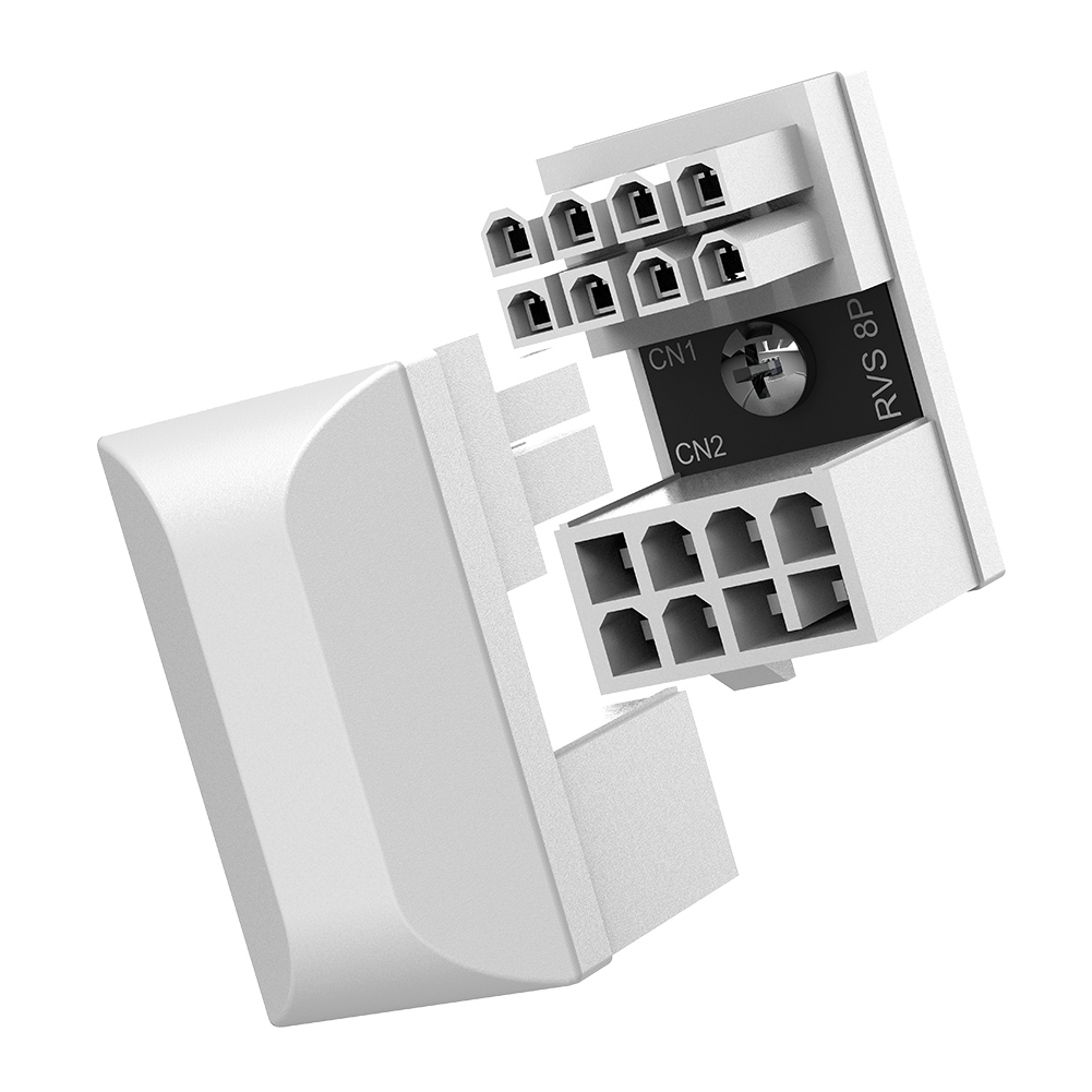 ATX GPU Adapter Elbow Head GPU Power Steering Connector 180 Degree Angled Power Steering Connector for Desktop Video Card GPU