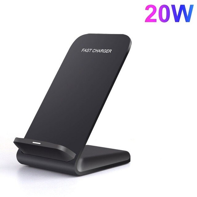 FDGAO 30W Qi Drahtlose Ladestation Für iPhone 12 11 Profi XS XR X 8 Schnelle Ladung Dock Bahnhof telefon Ladegeräte für Samsung S21 S20: 20W Max