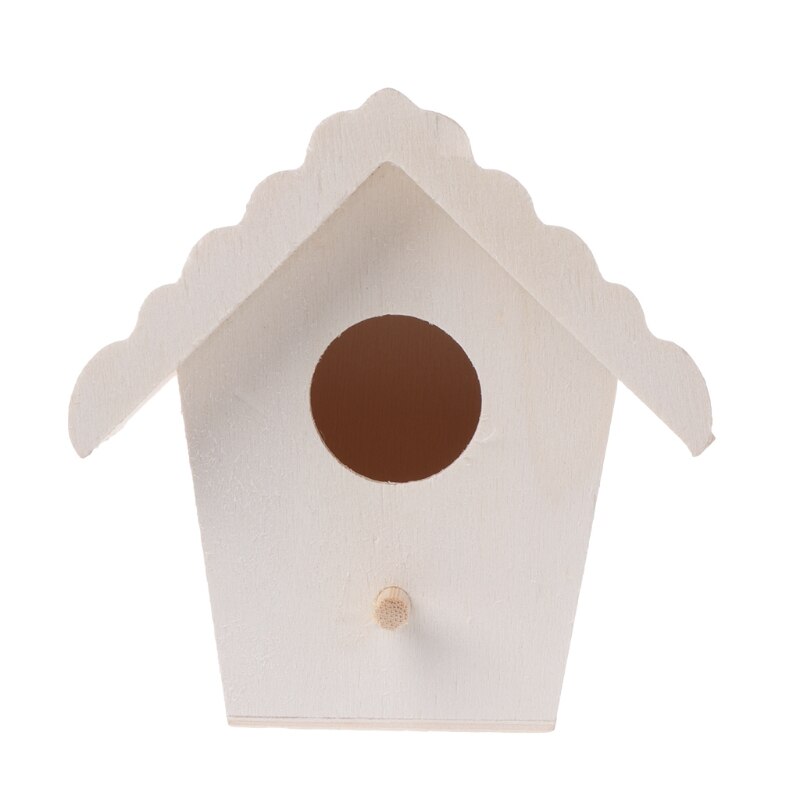 Nido de Pájaro, casa de madera Natural, loro , montado en la pared, casa de ave colgante, decoración de jardín, artículos para aves