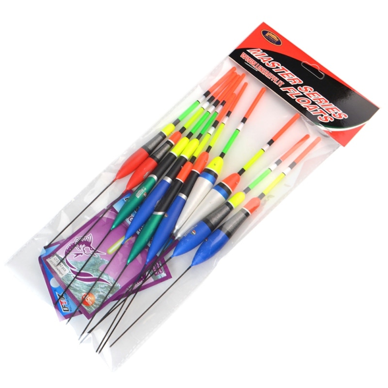 5pcs Fishing Float Wooden Buoy Float Bobber Cork Fishing Floating Drift Vertical Buoy Fishing Accessories PL