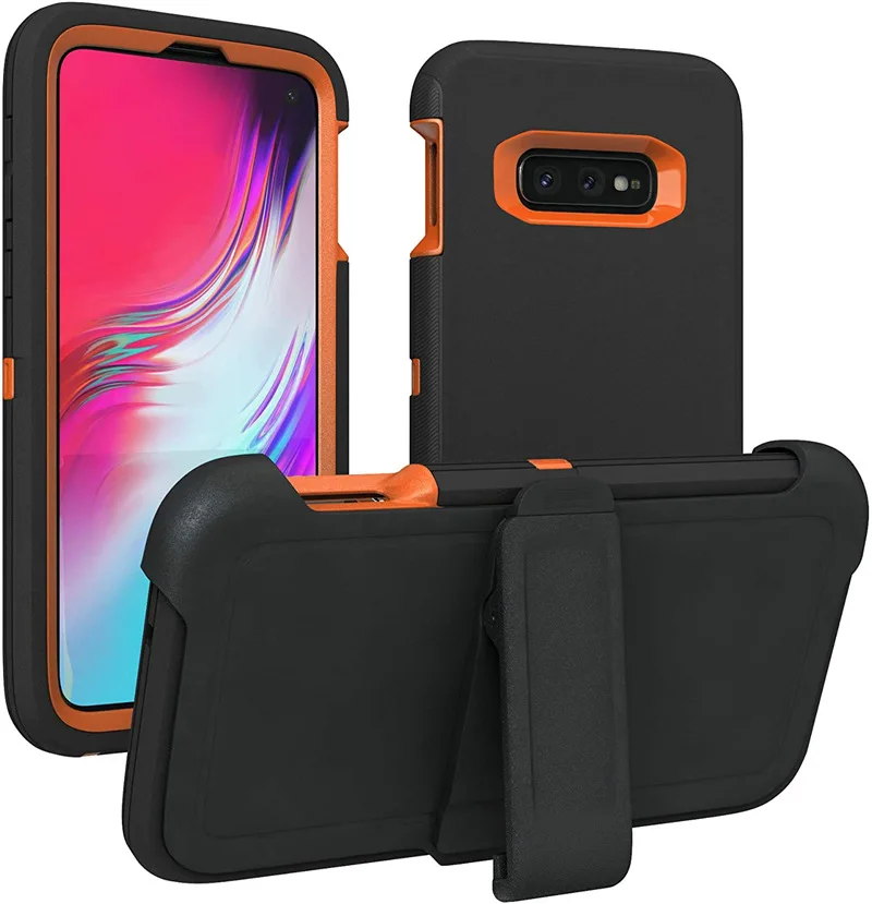 Étui de luxe pour Samsung Galaxy S8 S9 S10 Plus S10E Note 8 9 10, coque rigide antichoc, armure lourde, Otter Defender: EVA / green