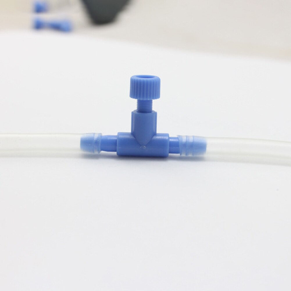 5pcs Classic 2 Way Outlet Air Flow Distributor Fish Tank Manifold Splitter Control Valve Household Fish Tank Accessaries Part