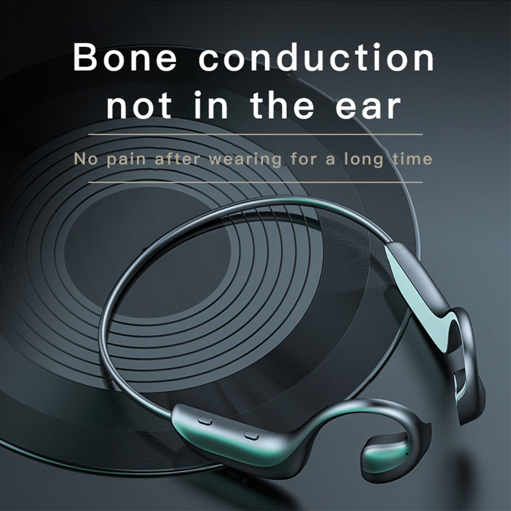Hallo-tech G100 Bone Conduction Headphones - Bluetooth 5.0 Wireless Sport Headset with Mic