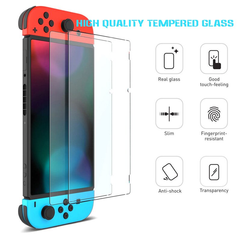 2pcs 9D Premium Gehard Glas Screen Protector Voor Nintend Schakelaar Nintendo Bescherming Glas NS Accessoires Voor Schakelaar LITE