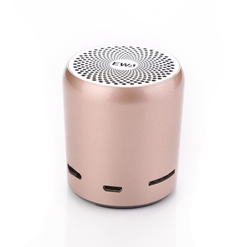 Ewa A107S Draagbare Draadloze Bluetooth Speaker Heavy Bass Bomm Box Mini Subwoofer Telefoontje Bluetooth Douche Speaker Remote Shot: Gold