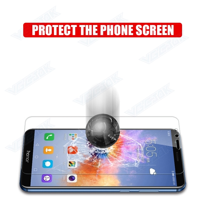 9H Anti-Burst Gehard Glas Voor Huawei P9 P10 Lite Plus Screen Protector Glas Voor Honor 8 9 10 Lite Play Beschermende Film Case