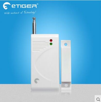 Etiger 300M long distance Wireless Door Window Contact Alarm Home Burglar Alarm Door Windows Alarm Tamper Switch ES-D4A