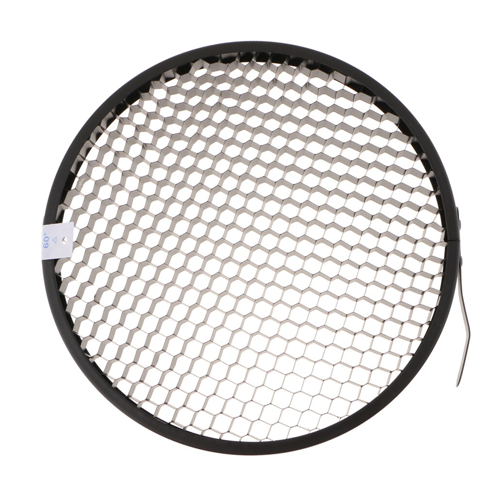 60° Honeycomb Grid Mesh for 7-inch Standard Reflector Diffuser Lamp Shade Speedlite Flash Strobe