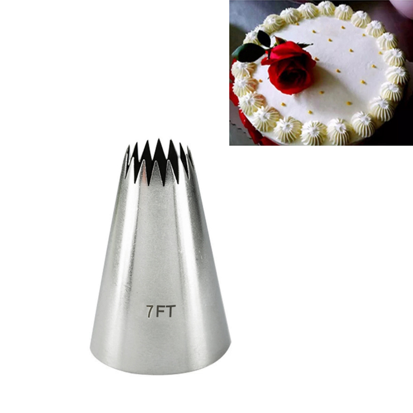 Boquillas para glaseado de punta de estrella abierta de gran tamaño, juegos de puntas de pastelería para decoración de pasteles y galletas, herramientas para pasteles Fondant