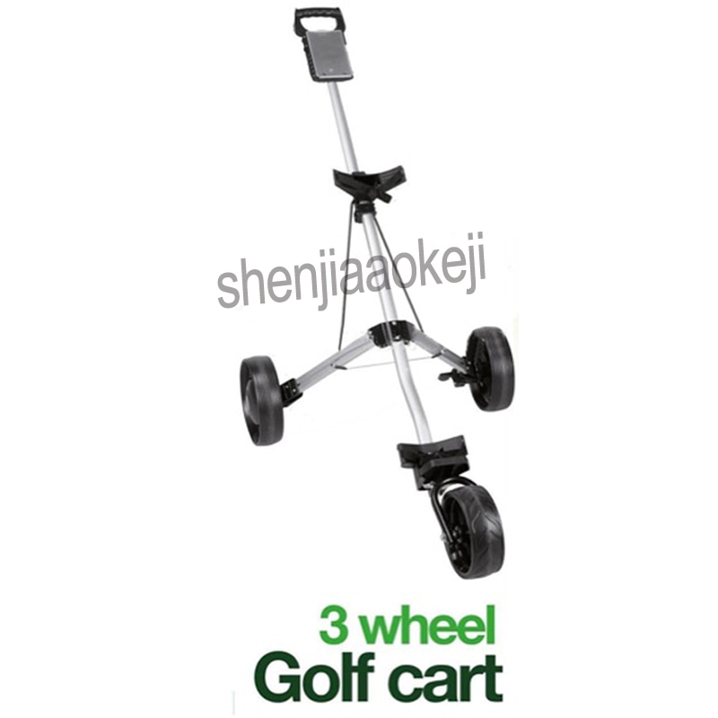 3-wheels Push Pull Golf Cart Golf Pull Cart Golf T... – Vicedeal