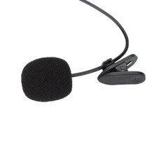 3.5Mm Microfoon Plug Mini Lavalier Clip Op Lape Zwart Voor Apple Iphone/Samsung