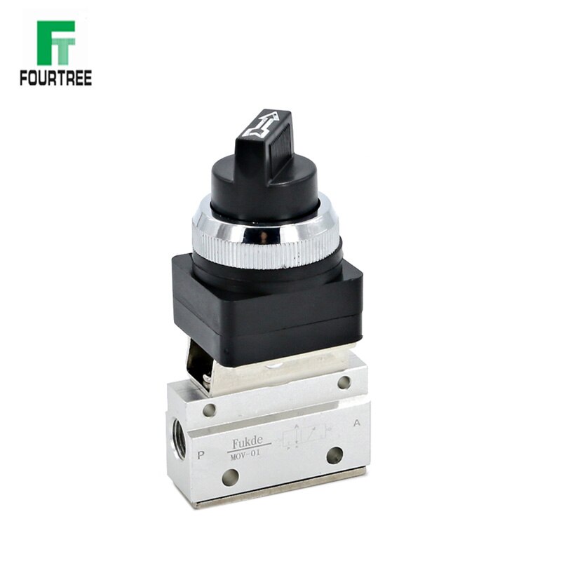 Pneumatische Mechanische Klep MOV-01 MOV-02 MOV-03 MOV-03A Handleiding Valve Air Schakelaar Regelklep Drukknop Momentary