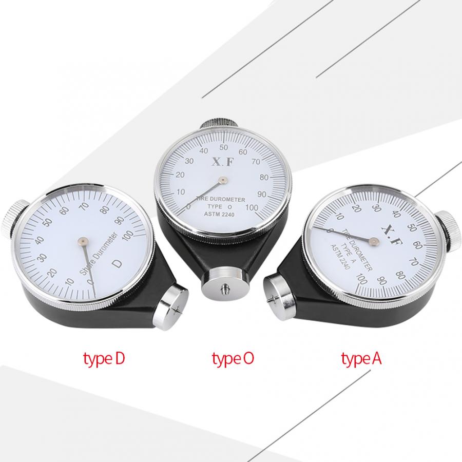 Kovuusmittari mittari shore tyyppi a/o/d kumirengas durometri kovuusmittari mittari 0-100 ha kovuus kumitesteri rengas durometri