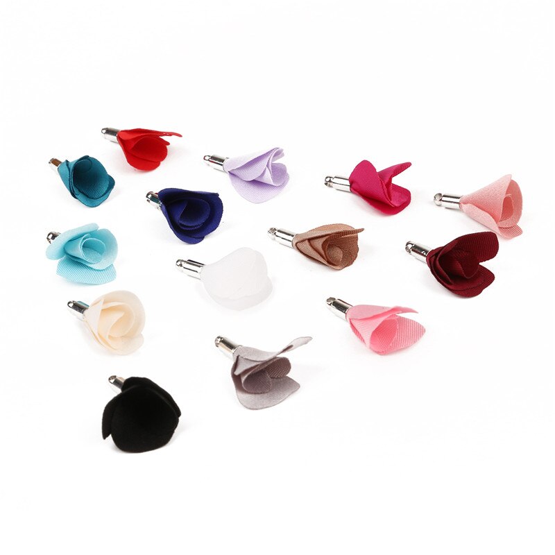 15 x 20mm stuks 10-20 stoffen bloemenkwast bedels hanger voor bruiloft feestjurk gordijn naai accessoires doe-het-zelf