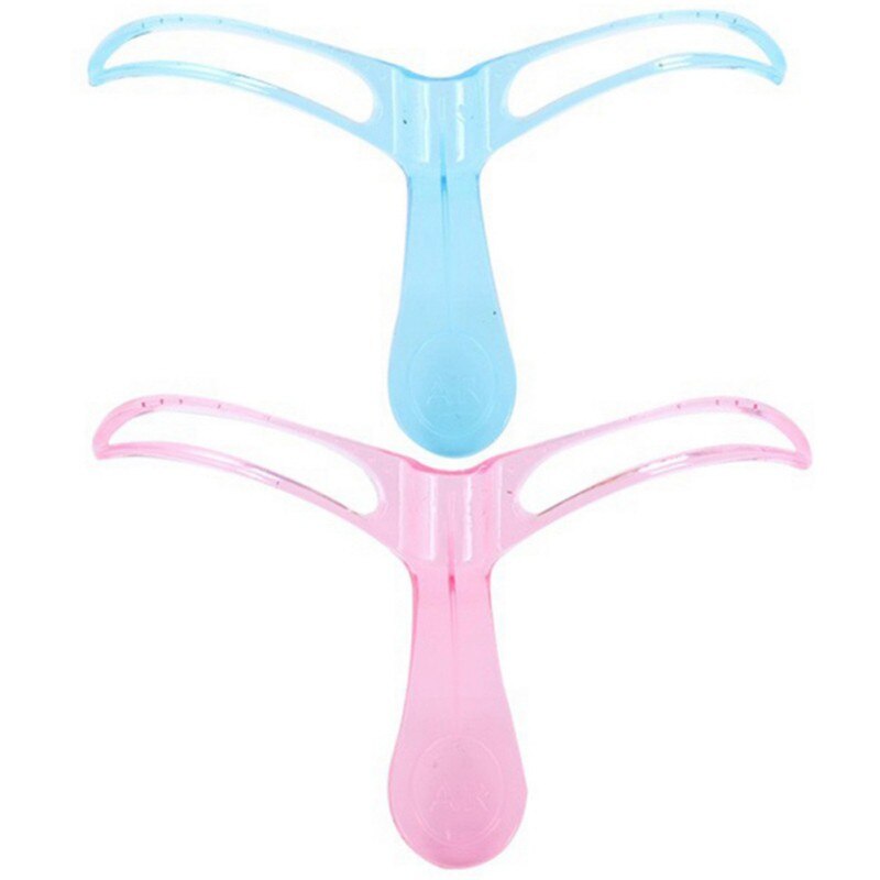 Szablony robić brwi kształtowanie pielęgnacja oczu brwi makijaż Model szablon wielokrotnego użytku projekt brwi urządzenie robić stylizacji różowy gorący!