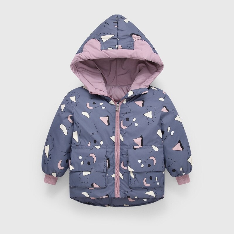 Croal Cherie Winter Meisjes Hooded Jassen Clothin Kids Jongens Jas Warme Herfst Kinderen Bovenkleding & Jassen Casual Baby Meisjes Kleding