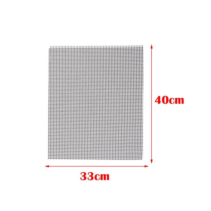 1Pcs 33*40 cm Grill Glass Fiber Mesh And PTFE barbecue grid mat Non-stick sheet BBQ mat BBQ Bake accessories