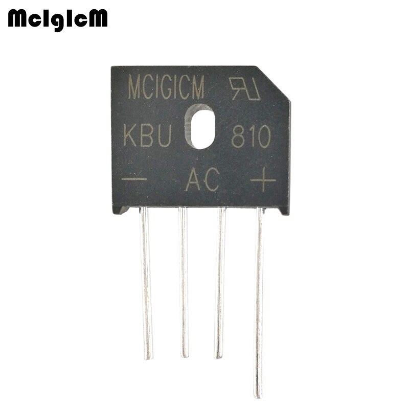 MCIGICM 5PCS 8A 1000V Diode Bridge Rectifier Kbu81 Grandado