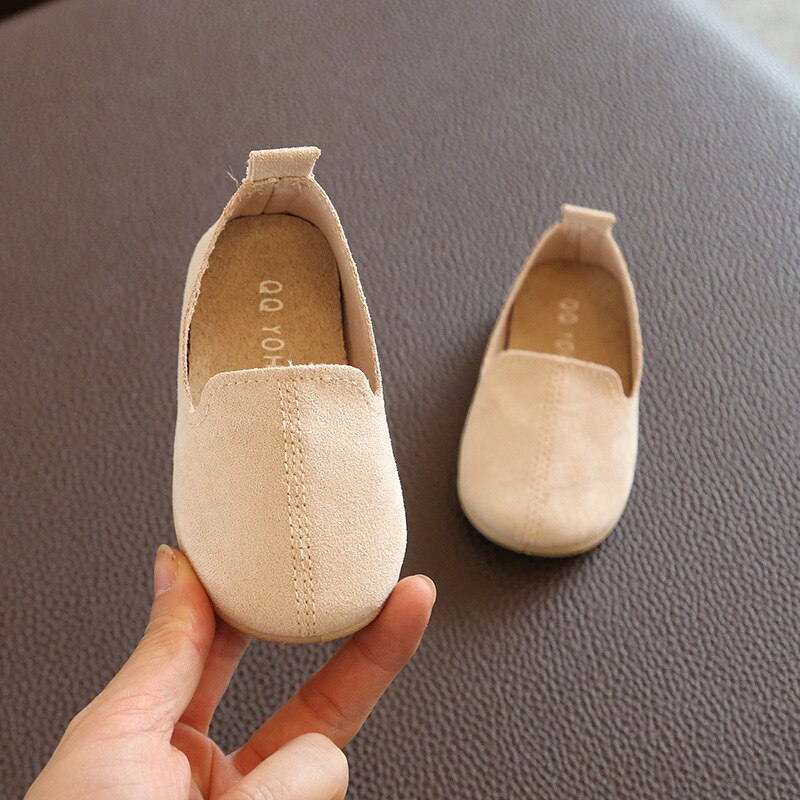 Children's Single Shoes Baby Boys Shoes Korean Children's Shoes Baby Booties Toddler Shoes: Beige / EU25(inner14.5cm)