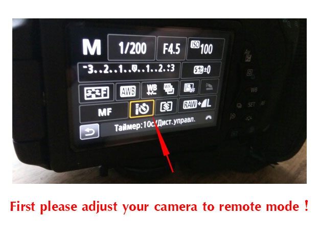 ¡Sin batería! DSLR, cámara, Control remoto, RC-6 para Canon 60D 70D 80D 5D 6D 7D 450D 500D 550D 600D 77D 650D 700D 750D 800D