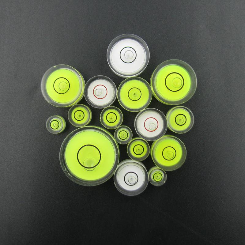 Variety Models available Round bubble level mini spirit level Bubble Bullseye Level measurement instrument