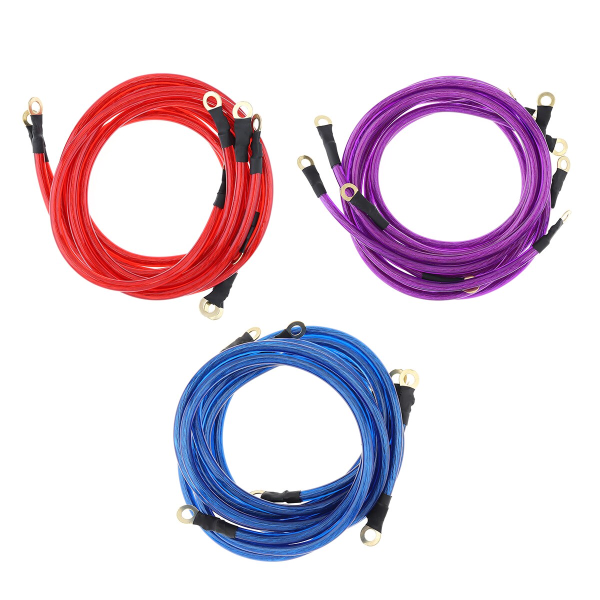 A5 Point 0.6/0.8/1m universel voiture câbles de masse Auto Booster cavalier mise à la terre fil système Kit pour améliorer la puissance pour voitures SUV Auto